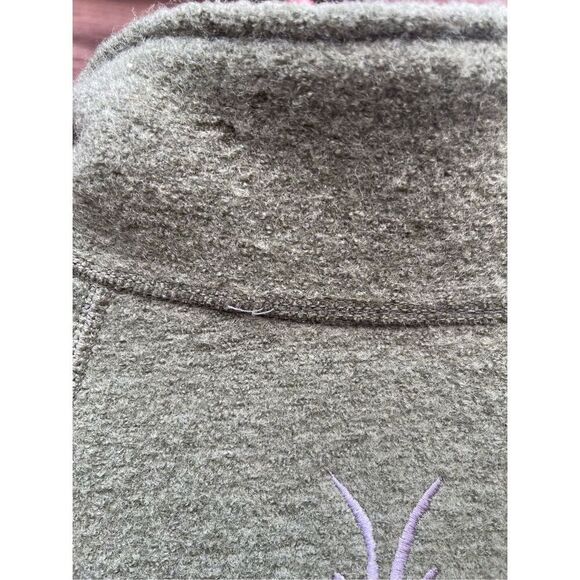 Vintage IBEX XL Men’s Green 100%  New Wool Thick Zip Jacket made in USA - Picture 12 of 15